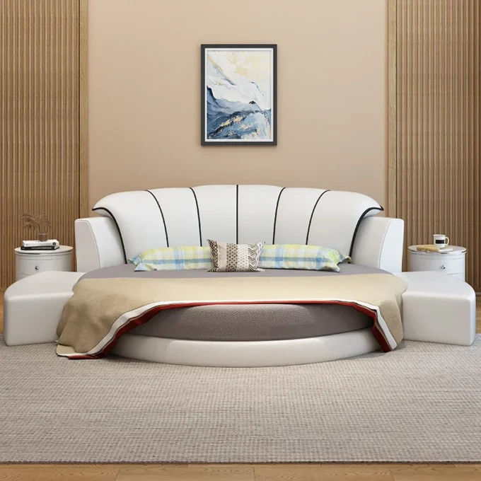 Princess Leather Luxury Double Bed 3