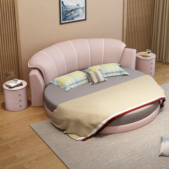 Princess Leather Luxury Double Bed 5