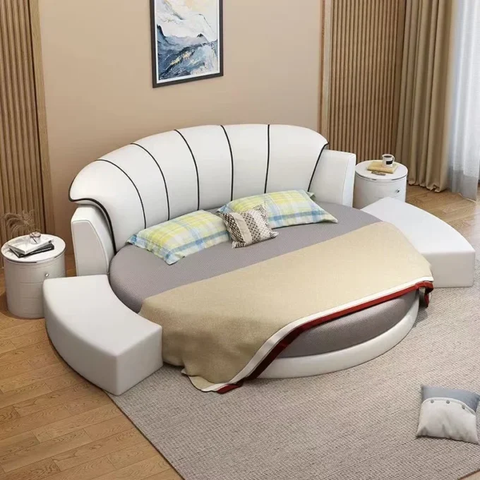 Princess Leather Luxury Double Bed 1