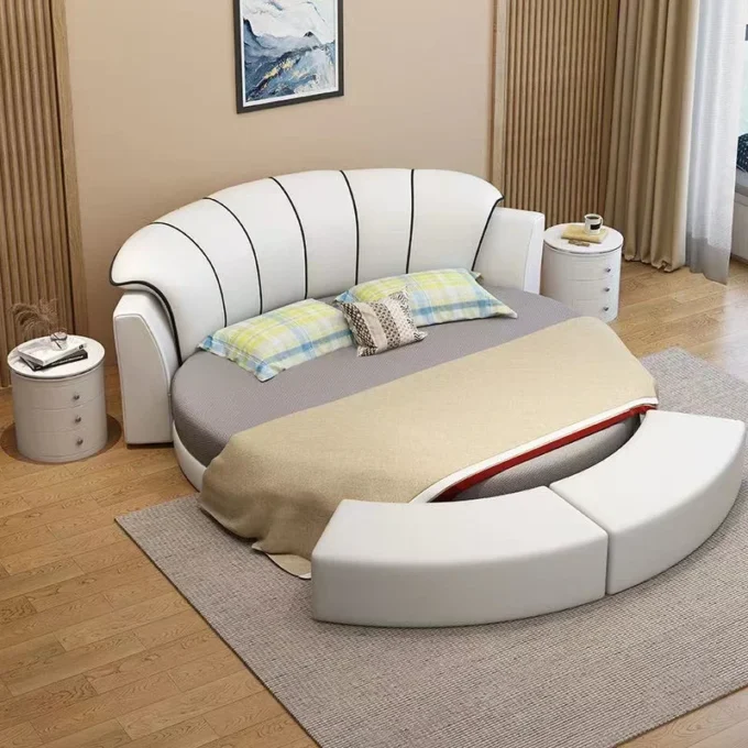 Princess Leather Luxury Double Bed 2