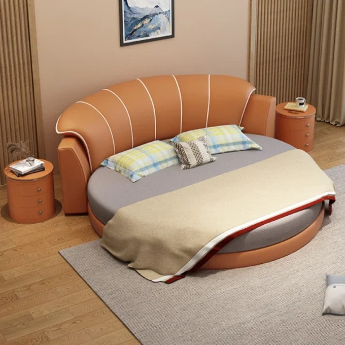 Princess Leather Luxury Double Bed 4